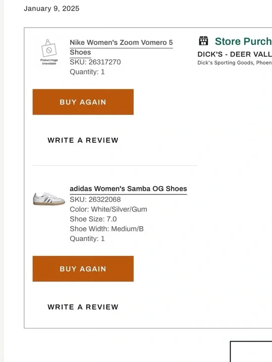 adidas Women's Samba OG Shoes White/Silver/Gum - Picture 8 of 8